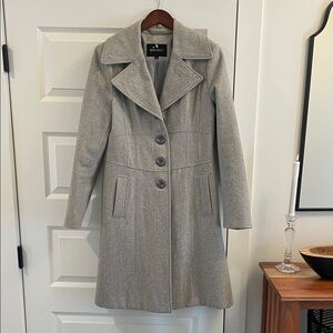 Wool-blend Trench Coat